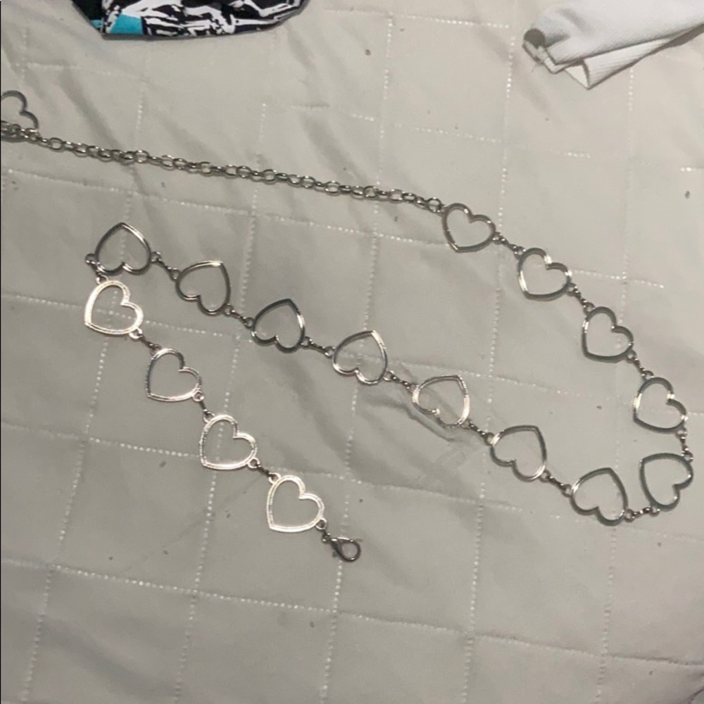 heart chain belt